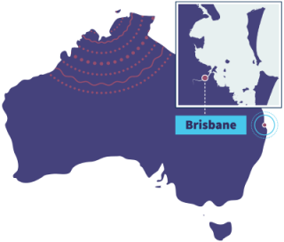 brisbane tour bookings map